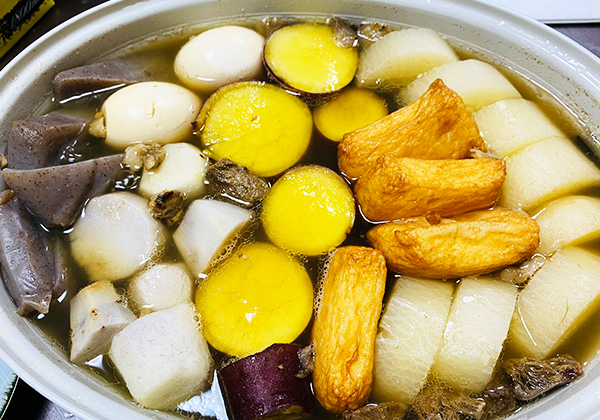 さつまいもおでん（金時芋）